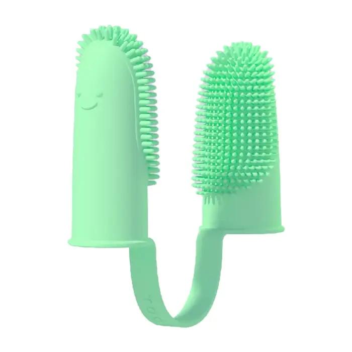 Brosse à Dents Douce à Double Doigt pour Chien et Chat, Accessoire de Nettoyage des Dents des Animau