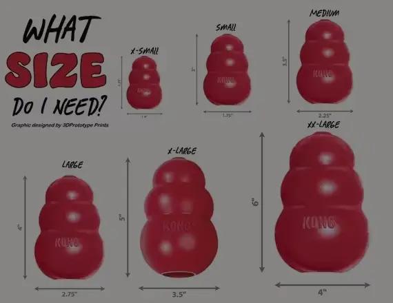 KONG-Jouet à mâcher pour chien de taille S, collection classique jusqu'à 20 artérielle (9kg)