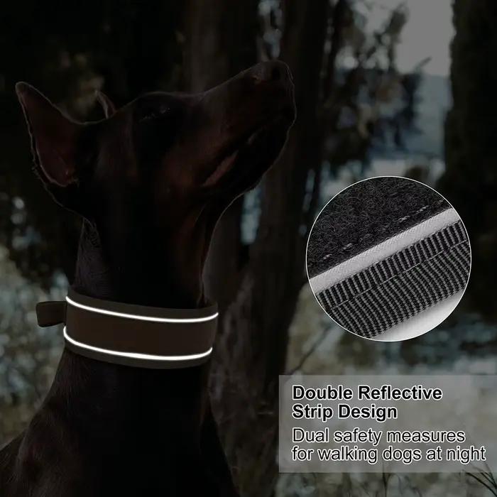 Collier pour chien en Nylon Durable, tactique militaire, colliers d'entraînement pour animaux de com
