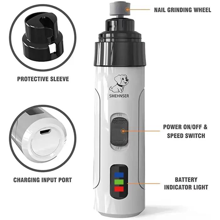 Broyeur à ongles électrique pour chien, coupe-ongles pour chiot et chat, Gadget professionnel de toi