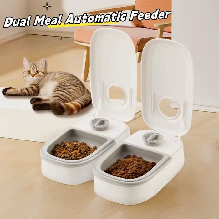 Mangeoire automatique pour animaux de compagnie, bols dansde quantification chronométrée, support se