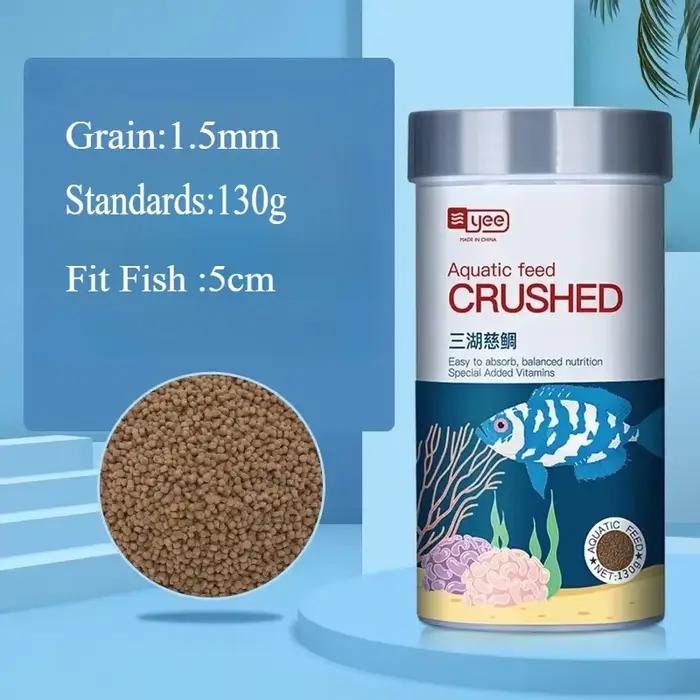 Cichlids – aliments aquatiques écrasés, faciles à absorber, améliorant la couleur, pour petits poiss