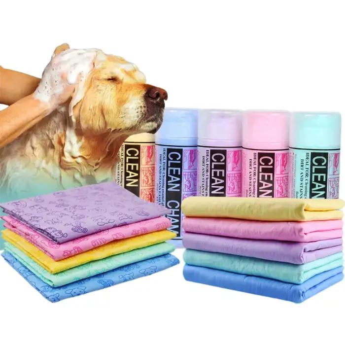 Serviette absorbante pour animaux de compagnie, séchage rapide, haute Absorption d'eau, serviettes d
