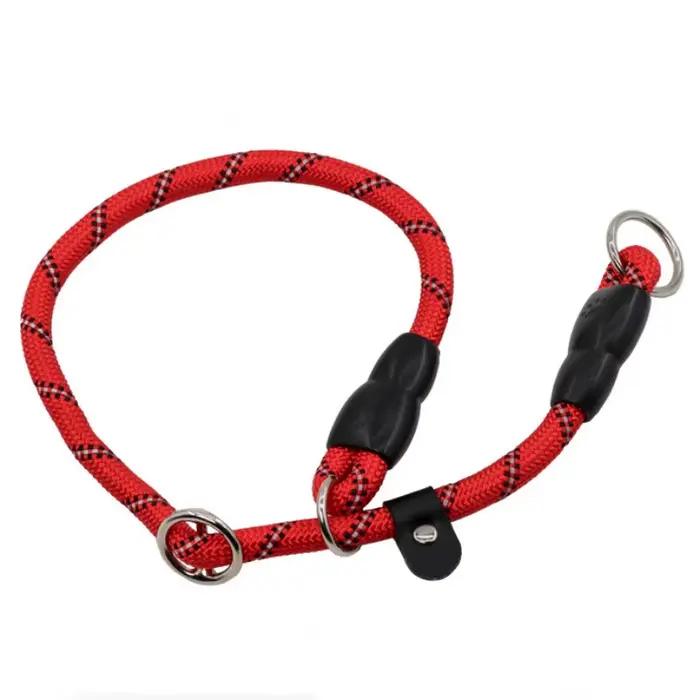 Collier pour chien chaîne P colliers pour animaux de compagnie collier réglable chien marche formati