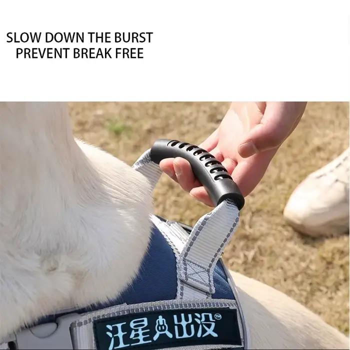 Harnais de Service pour chien avec nom personnalisé, harnais réglable pour chien Labrador réfléchiss