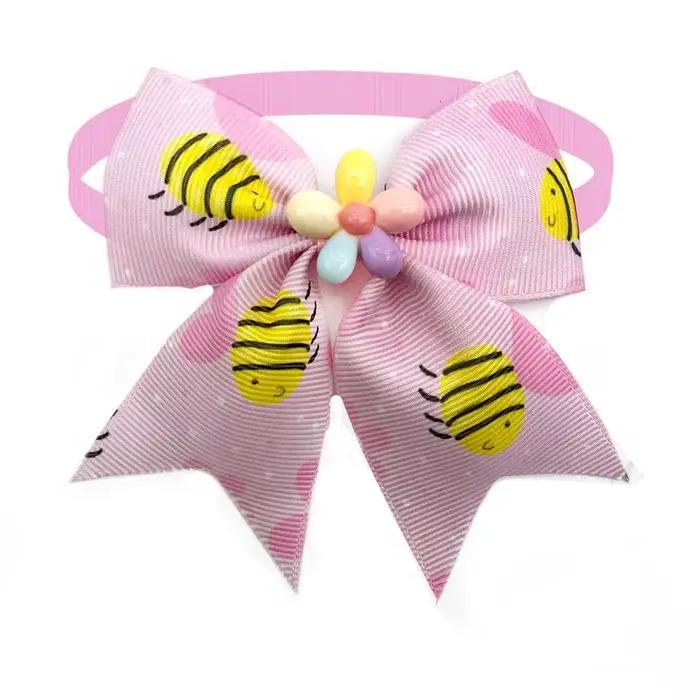 Nministériels ds papillon pour petit chien, 50 pièces, accessoires de toilettage pour animaux de com