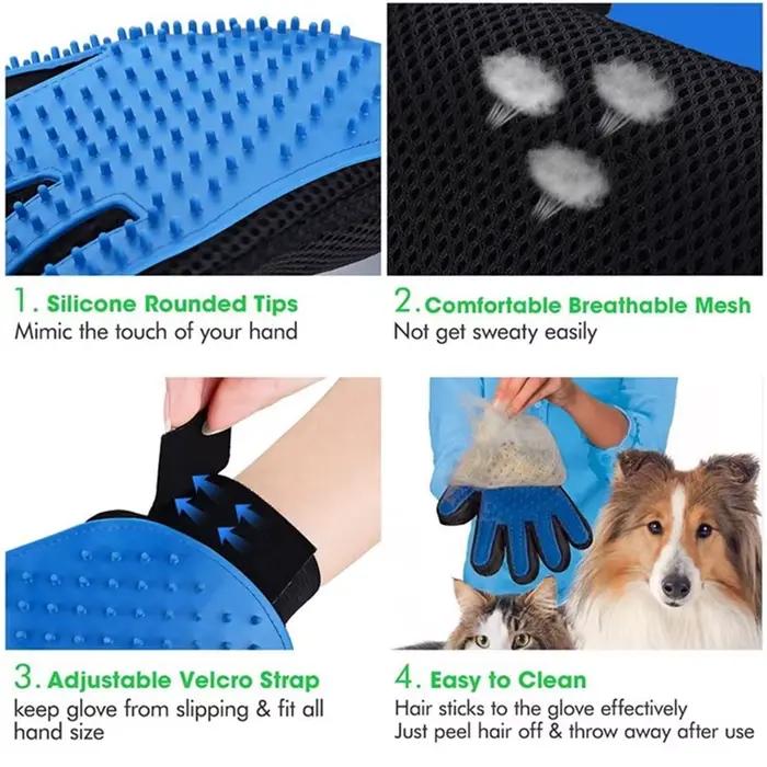 DualPet-Brosse de toilettage pour animaux de compagnie, peigne démêlant, livres pour chiens et chats