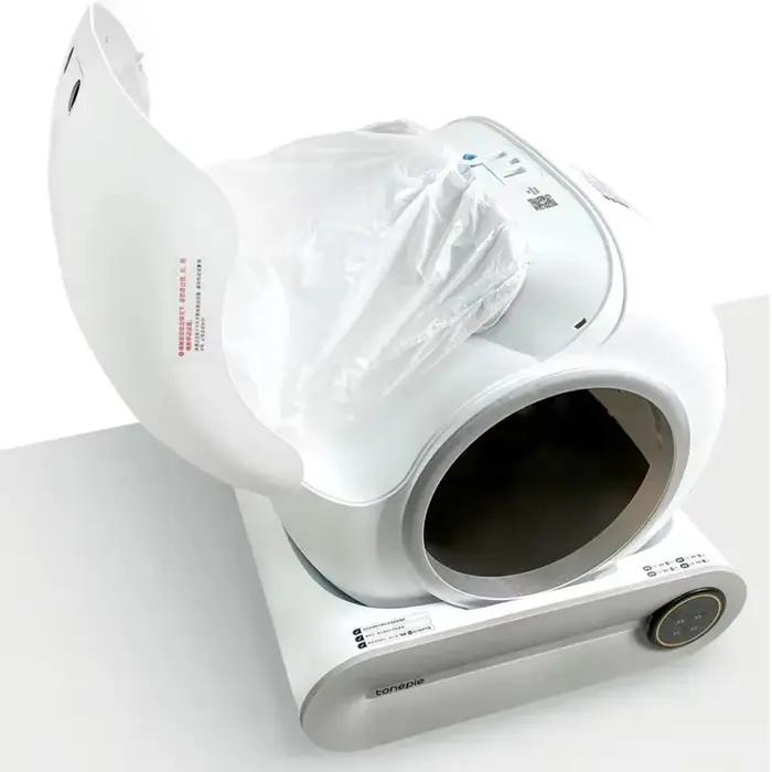 Tonepie chat bac à litière automatique sac poubelle chats toilette sacs poubelle jetable épaississem