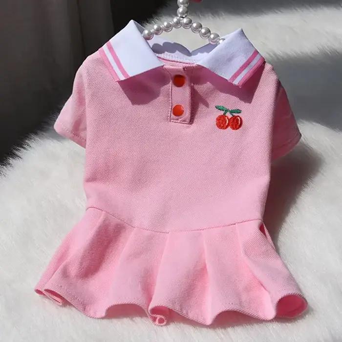 Robes Printemps-Été pour Petits Chiens, Vêtements pour Chiots, Jolies Robes Polo, Jupes pour Chats, 