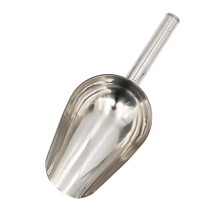 Pelle de nourriture pour animaux de compagnie en acier inoxydable pelle d'alimentation pour chien cu