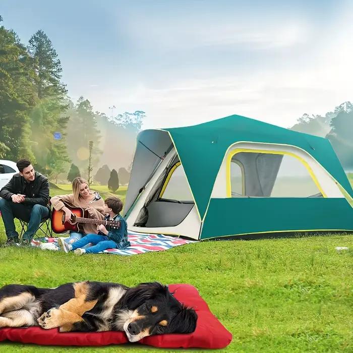 Coussin de lit antidérapant imperméable pour animaux de compagnie, lavable, matelas d'extérieur pour