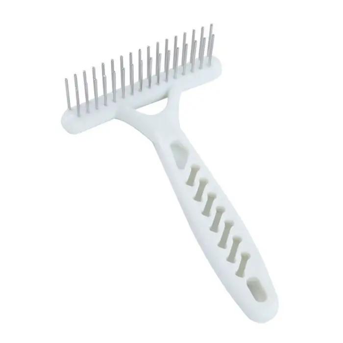 Brosse de toilettage professionnelle pour animaux de compagnie, râteau à fourrure à poils longs, out
