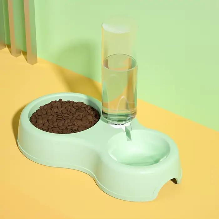 Bol pour chat, distributeur d'eau automatique, bol de nourriture pour chien et chat avec support sur