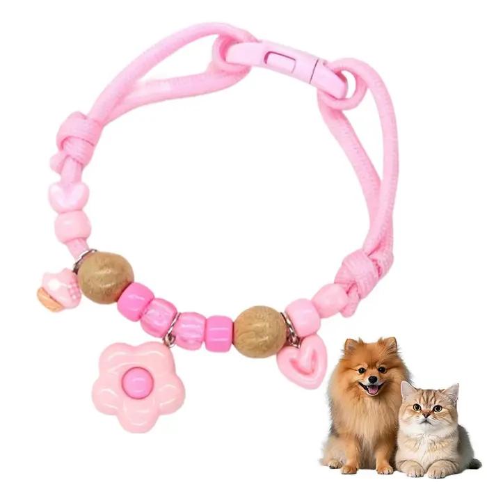 Collier Répulsif pour Animaux de Compagnie, Collier Anti-Parasitaire Externe Réglable, Design Mignon
