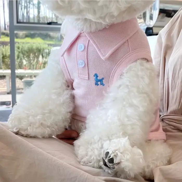 Polo pour chien, vêtements Cool, doux et respirant, Yorkie, Chihuahua, chiot, gilet pour petits et m