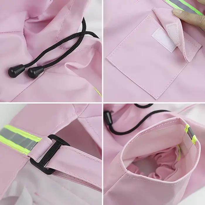 Imperméable imperméable à capuche pour grand chien, style Corgi Everak, vêtements pour chiots, coulé