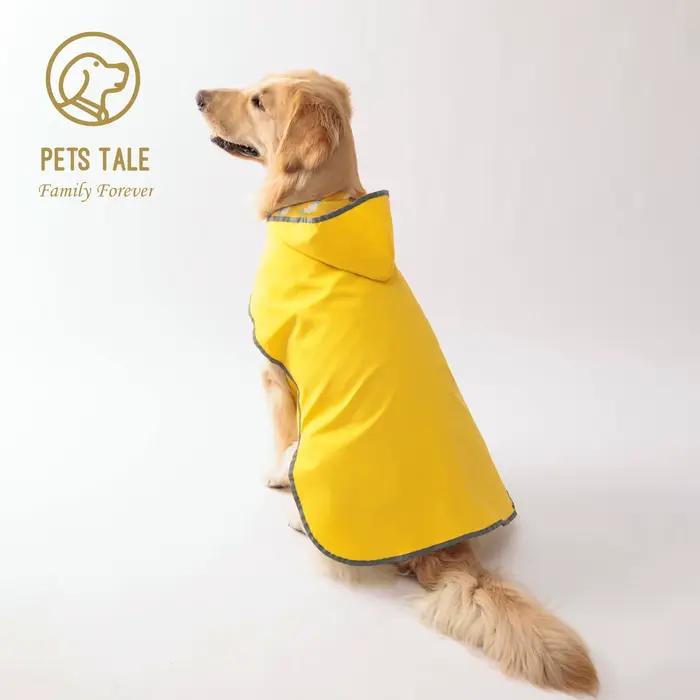 Imperméable pour chien tous temps, manteau imperméable pour les touristes, revêtement en fibre de po