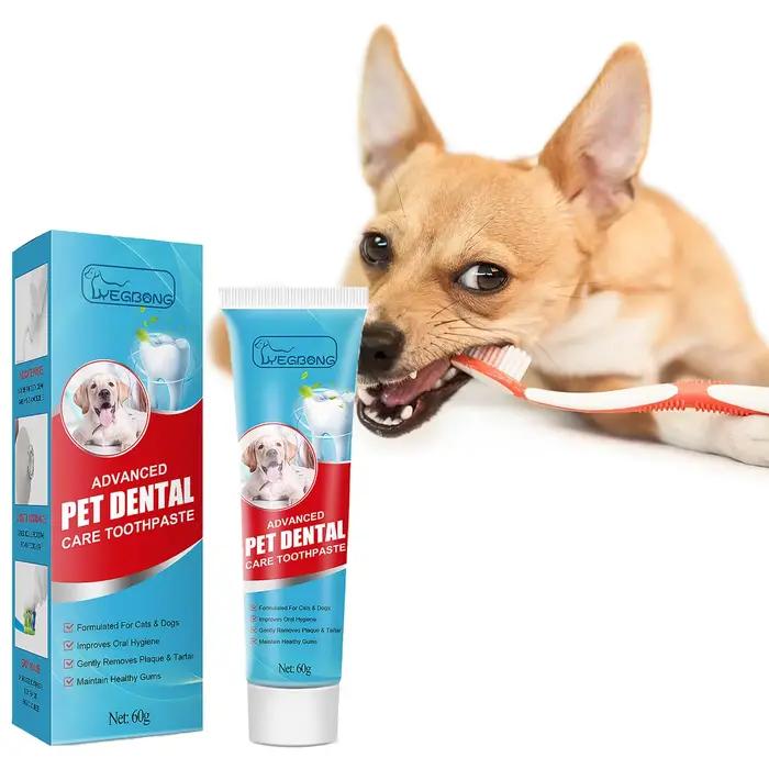 Dentifrice pour chiens pour une haleine fraîche, nettoyage buccal, mauvaise haleine, plaque dentaire