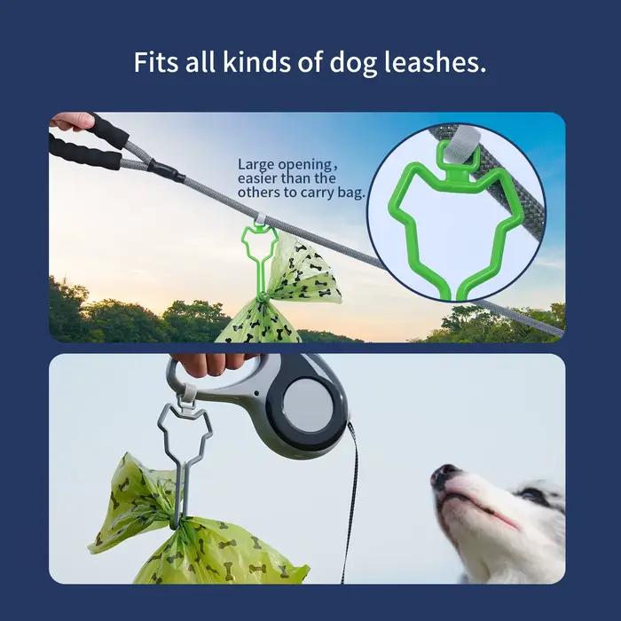 Sacs de merde de chien, mains libres, corde de Traction, distributeur de sac de toilette, support di
