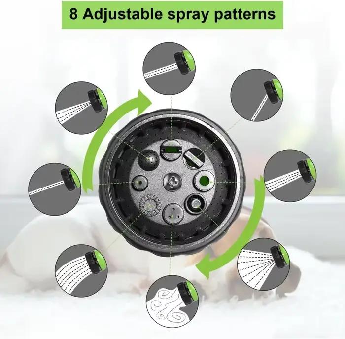 Pulvérisateur de douche pour animaux de compagnie, 8 en 1, livres de bain pour animaux de compagnie,