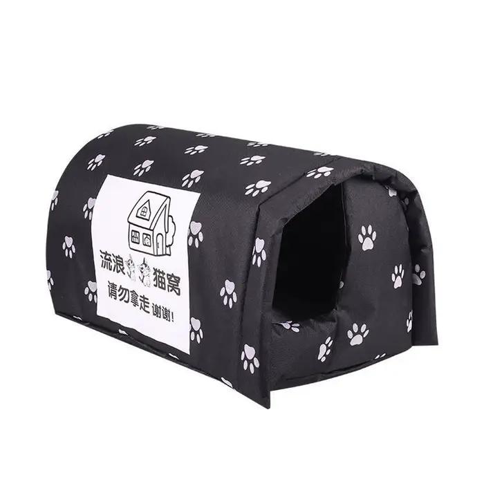 Abri lavable pour animaux de compagnie, maison pour chats, grandes applications, maintien au chaud, 