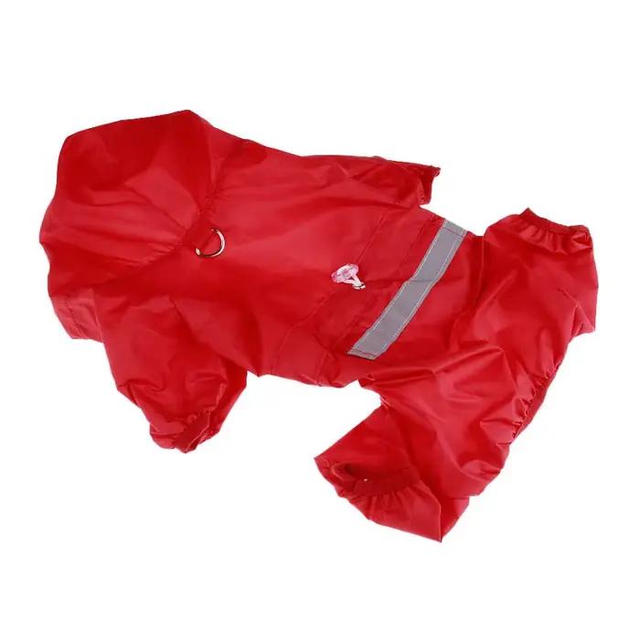 Manteau de pluie pour chien et chat, imperméable d'extérieur, vêtements à capuche, combinaison pour 