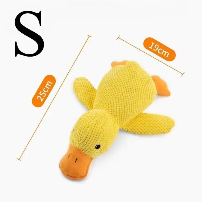 Jouet pour chien en peluche résistant aux morsures, durable, avec son de couinement, soulagement pou