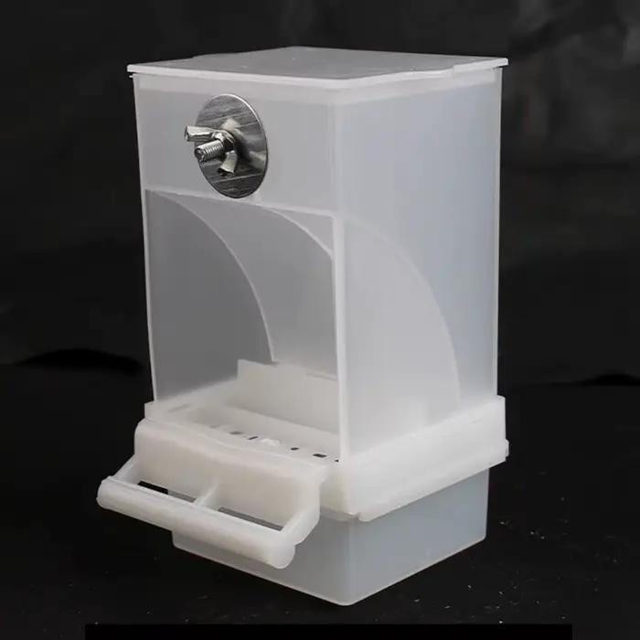 Mangeoire pour perroquets, 1 pièce, boîte transparente Anti-déversement pour aliments pour oiseaux, 