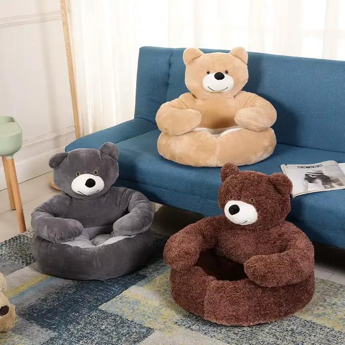 Canapé-lit pour chien, accessoires moelleux, grands lits pour animaux de compagnie, mauvaises panier