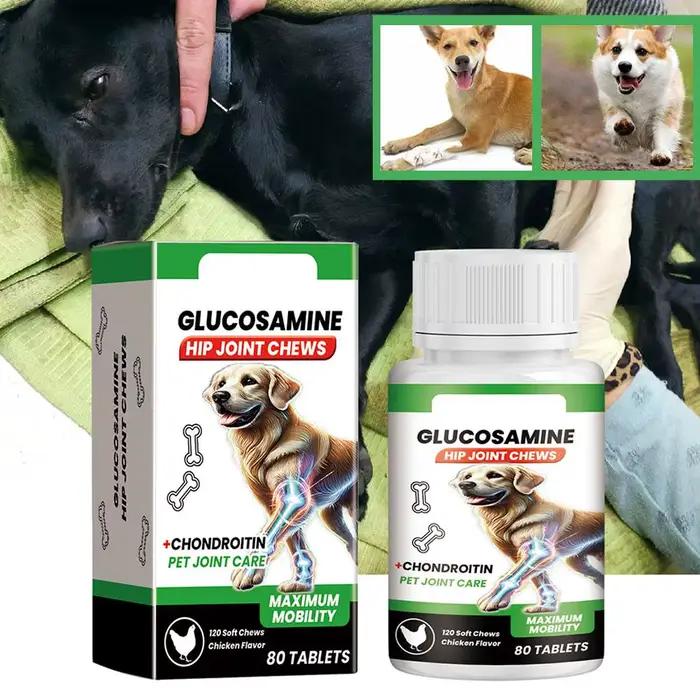 Comprimés pour le soin des articulations des chiens, supplément de soutien des articulations des ani