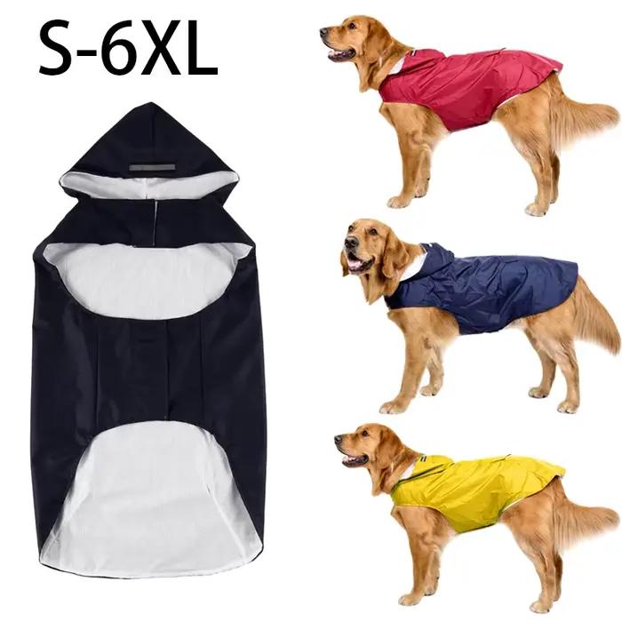 Manteau imperméable pour chien, veste à capuche imperméable, Poncho de pluie, vêtements de pluie pou