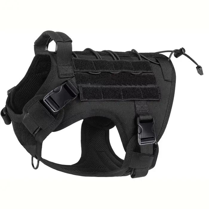 Harnais pour chien, harnais tactique pour chien avec poignée, gilet pour chien de Service sans tract
