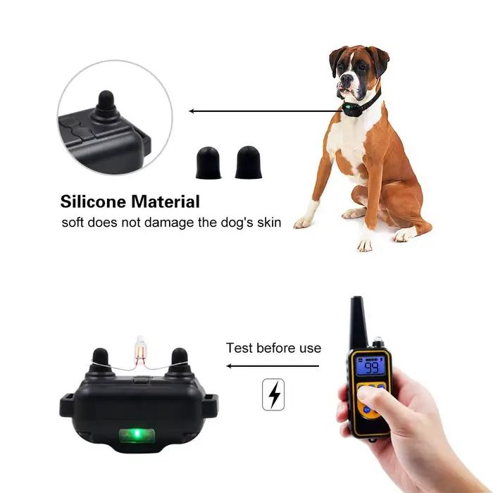 Collier d'entraînement électrique pour chien, collier d'entraînement aux chocs, télécommande électro