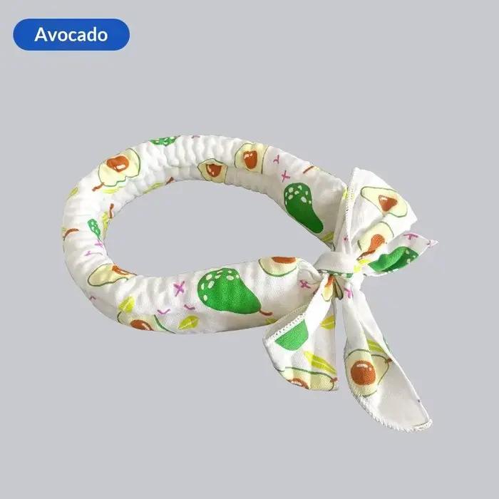 【HG】Écharpe rafraîchissante pour animaux de compagnie, respirante, résistante à la chaleur, collier 