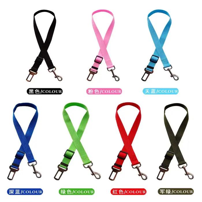Accessoires réglables pour chiens, ceinture de sécurité pour animaux de compagnie, chat, chien, sièg