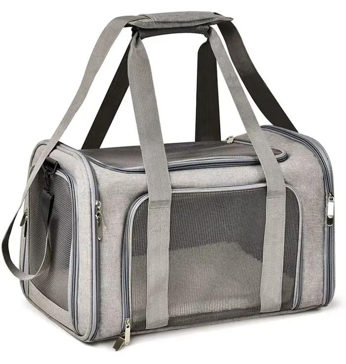 Sac de transport pour chien et chat, sac à dos souple, sacs de voyage pour animaux de compagnie, app