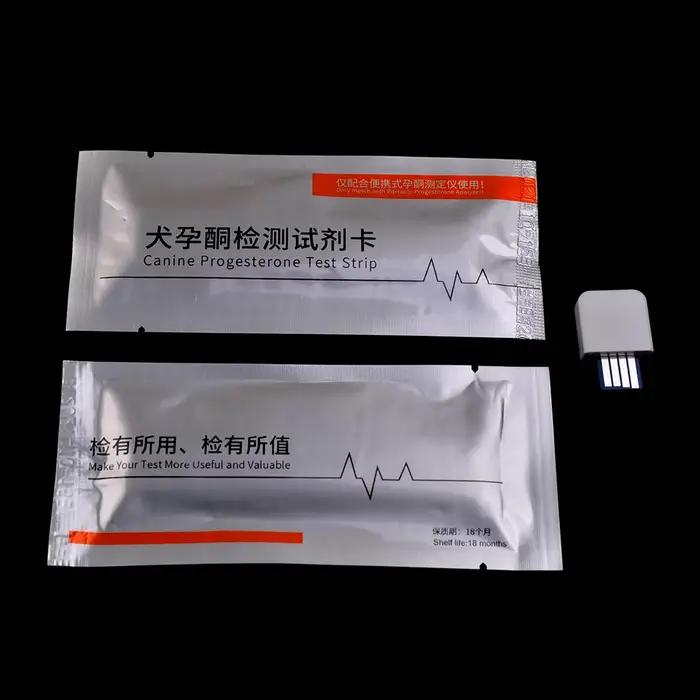 Bande de Test de progestérone canine, puce de surveillance de l'ovulation pour chien et chat, Kit d'