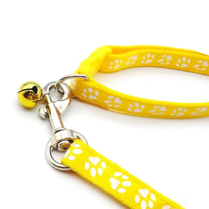 Corde de Traction pour animaux de compagnie, 1.2M, imprimé patte de chien, mignon, plusieurs couleur