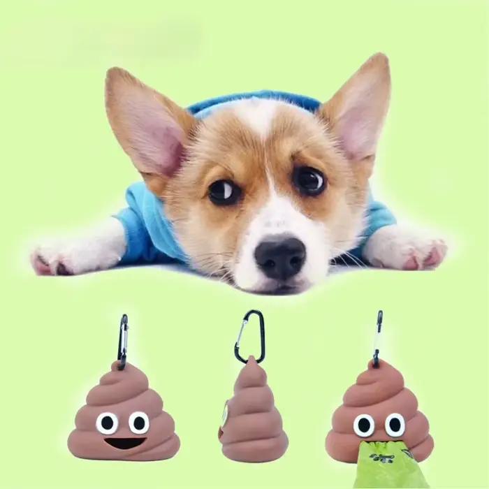 Distributeur de Sacs Fécaux pour Animaux de Compagnie, Poche à Ordures Extérieure pour Chat et Chien