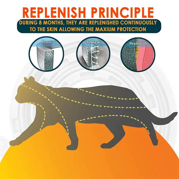 Collier pour chat, colliers Anti-puces et tiques pour chiens, Protection pour animaux de compagnie d