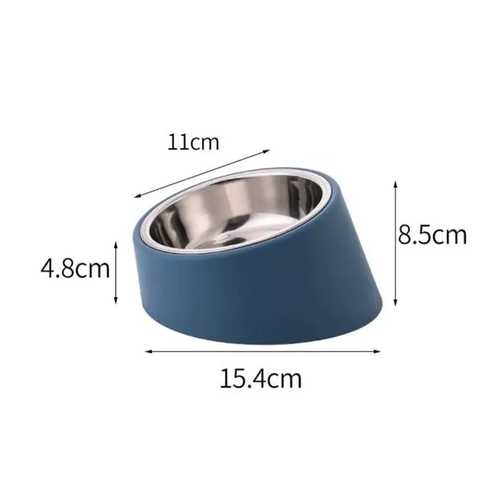 Mangeoire pour chien anti-renversement, grande capacité, protection du cou, bol pour chat durable en