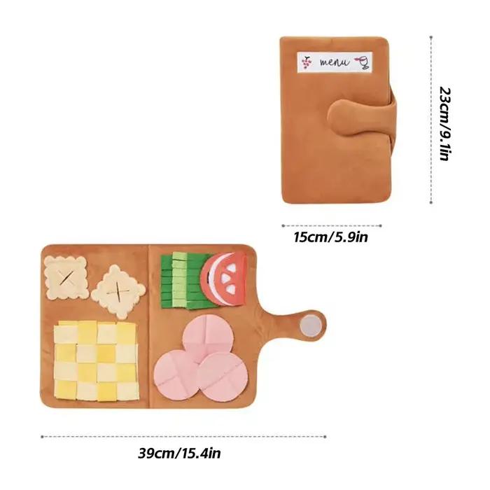 Tapis à reniflage pour chien, mignon, Puzzle en peluche, jouets pour petits et moyens chiens, jouets
