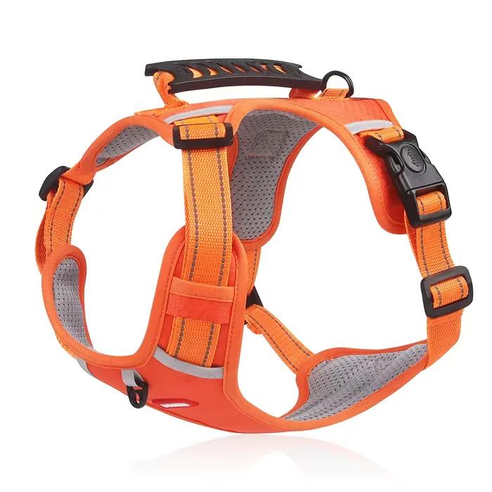 HarNISSAN-Collier pour chien Labrador moyen et grand, fournitures pour animaux de compagnie en tissu
