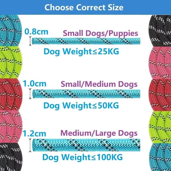 Laisses de bain renforcées pour chiens, poignée souple, petits, moyens, grands chiens, fournitures p