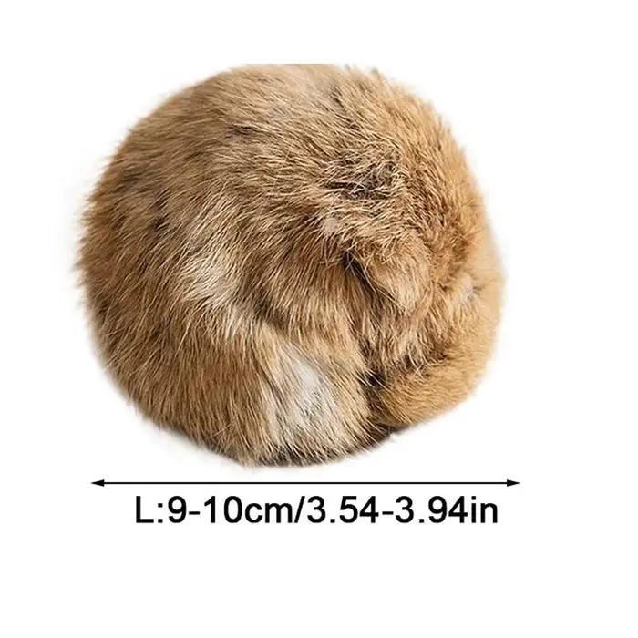 Jouets interactifs pour animaux de compagnie en fausse fourrure de lapin pour chats et chiens, jouet