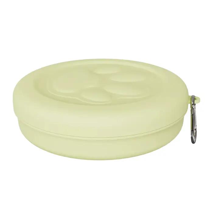 Gamelle portable pour animaux de compagnie : gamelle 2-en-1 pour chien avec compartiment à friandise