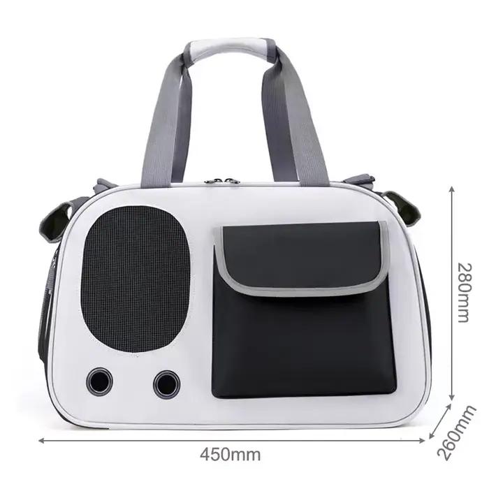Sac de transport pliable pour animaux de compagnie, approuvé par les compagnies aériennes, pour peti