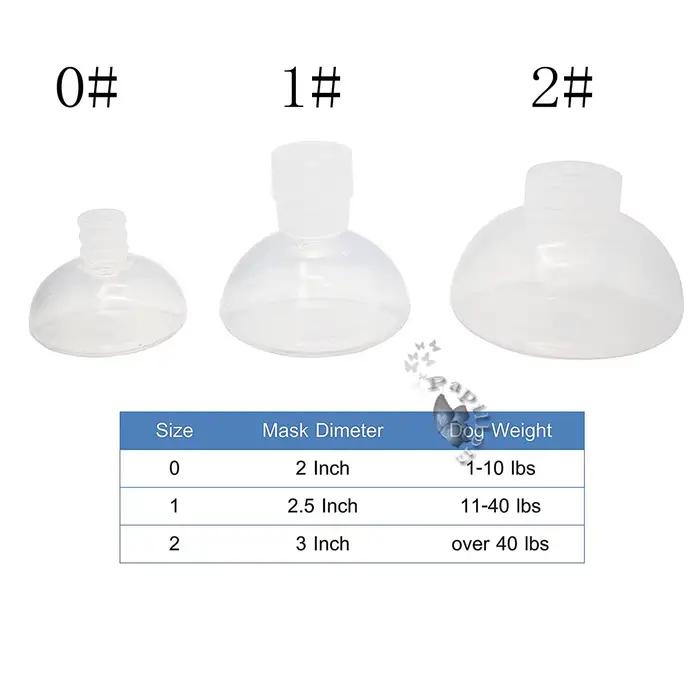 Inhalateur de chambre pour chien et chat, inhalateur avec 2 masques médicaux en Silicone souple, fou