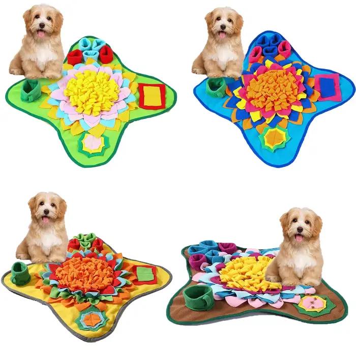 Tapis de reniflage pour animaux de compagnie pour chiens, Puzzle d'alimentation interactif pour le c