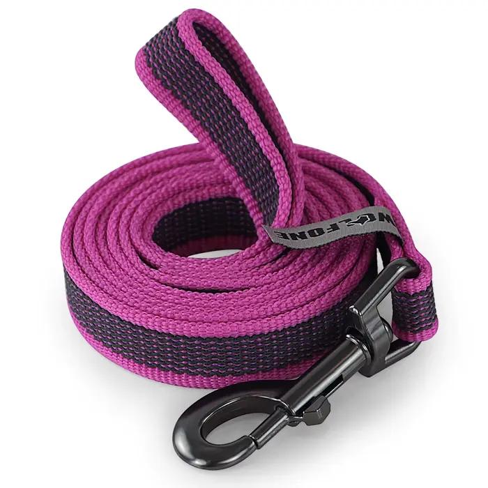 Laisse pour chien mi-petite et longue en Latex et soie, 5M/10M/15M, entraînement facile et pratique,